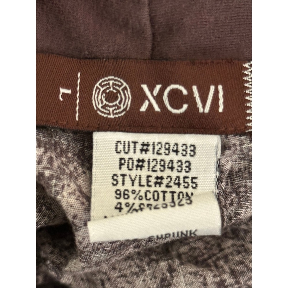 XCVI Womens Brown Snakeskin Ruched Crinkle Maxi Skirt L Lagenlook Boho Art Y2K - Picture 5 of 6
